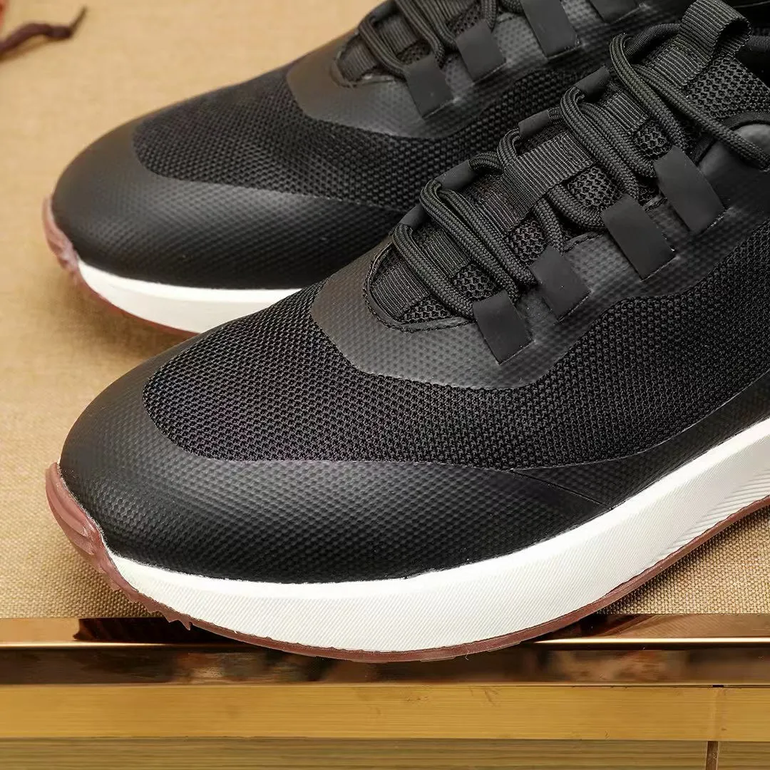 Factory price: 480💰Loro Piana niche classic jogging shoes, men's lace-up casual shoes and sneakers, high-quality lightweight and comfortable fabrics, suitable for outdoor leisure, the color scheme is young and energetic, and it looks great with sportswear or casual suits! Size: 38-44 (45. Customized)